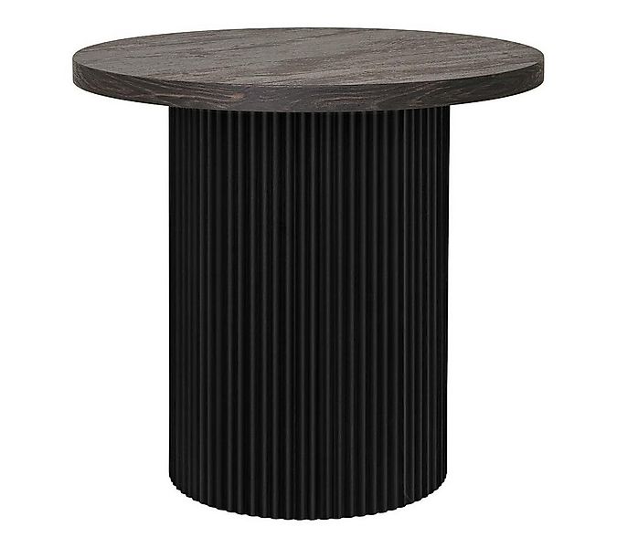 ebuy24 Couchtisch Boavista Eckbeistelltisch Ø48cm Dunkelbraun. günstig online kaufen