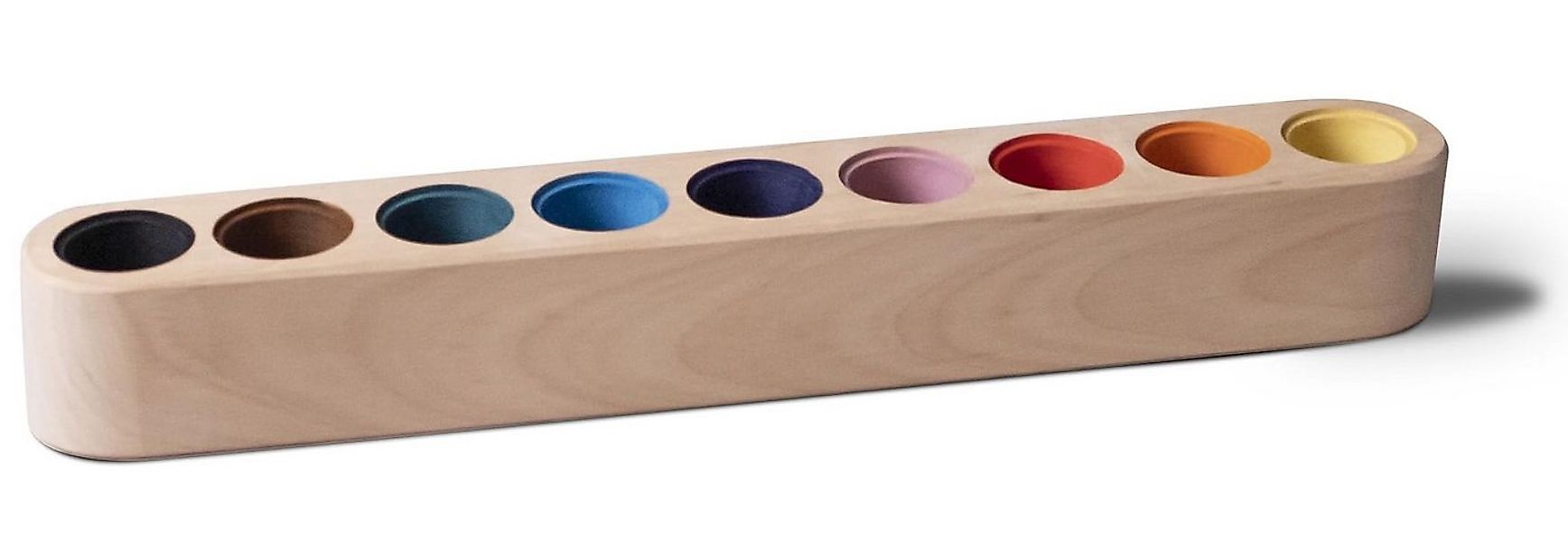 Ehrenkind Badorganizer Buntstifthalter aus Massivholz nach Montessori, Kind günstig online kaufen