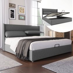 HAUSS SPOLE Polsterbett 140x200 mit Verstellbare günstig online kaufen