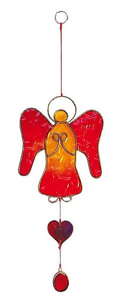 Saraswati Hängedekoration Suncatcher "Engel" Fiberglas rot 18cm günstig online kaufen