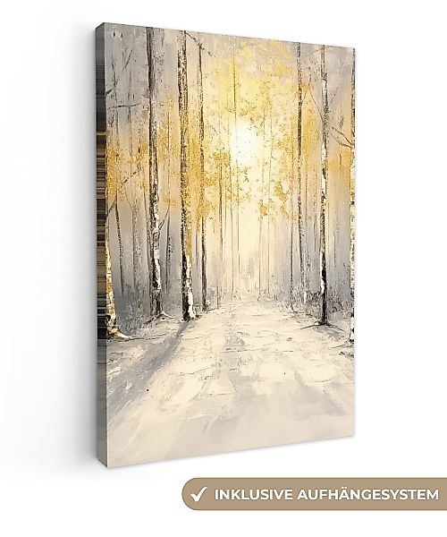 OneMillionCanvasses® Leinwandbild Winter - Abstrakt - günstig online kaufen
