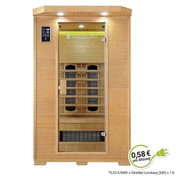 Artsauna Infrarotkabine Oslo, für 2 Personen, günstig online kaufen
