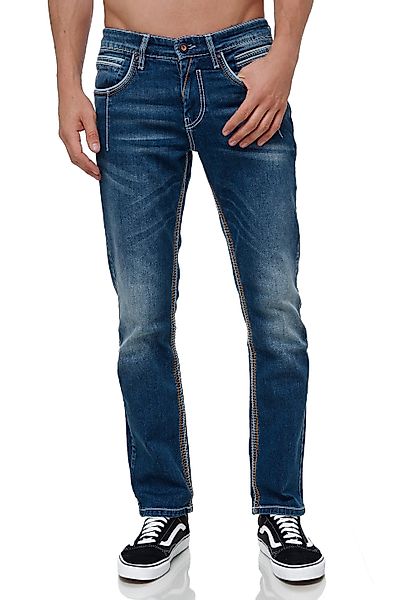 Rusty Neal Straight-Jeans "NEW YORK 49" mit trendigen Ziernähten günstig online kaufen