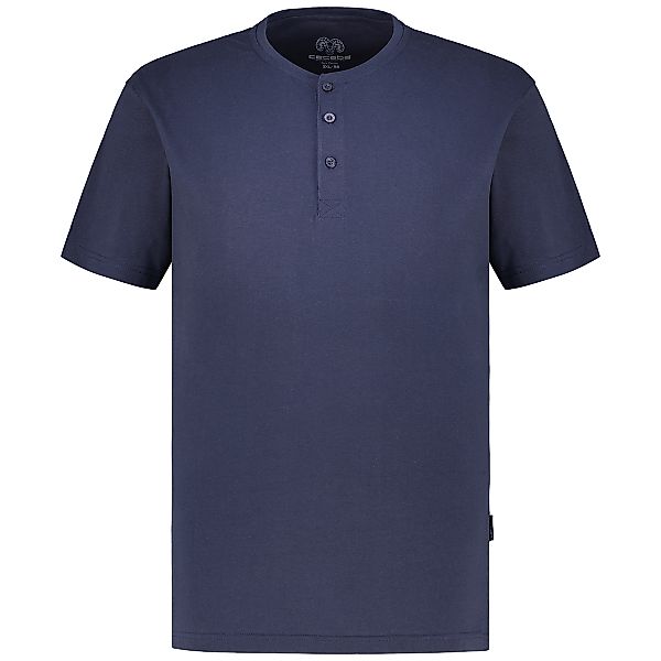 Ceceba Homewear Shirt mit Serafinokragen Farbe blau Größe: 60/62 günstig online kaufen
