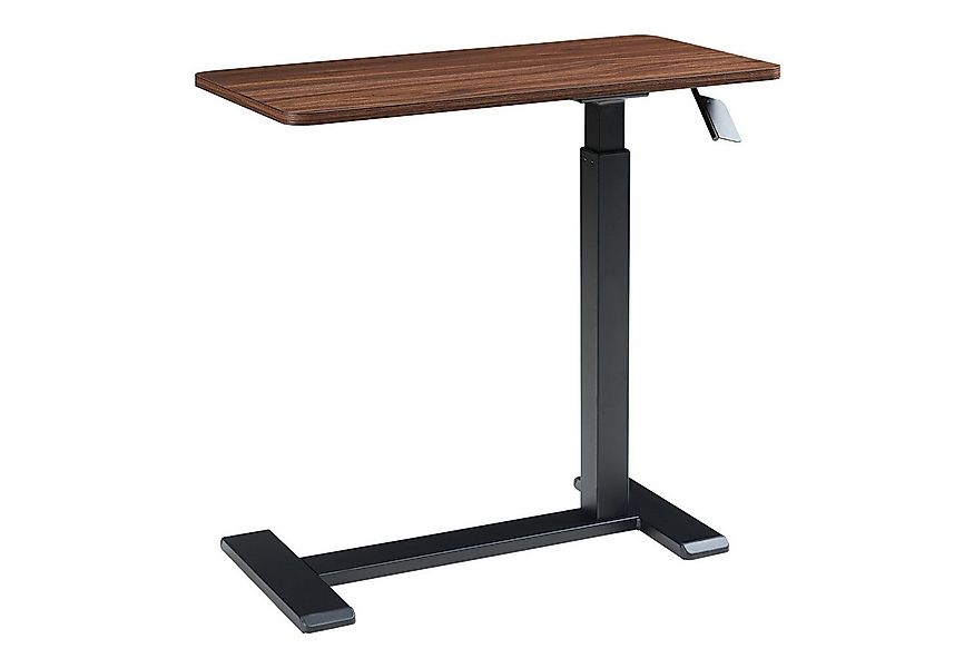 en.casa Laptoptisch, höhenverstellbar »Klirg« rollbar 66-92x68x36 cm Walnus günstig online kaufen