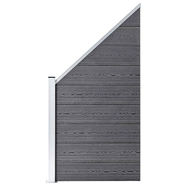 vidaXL Gartenzaun, WPC Zaun-Set 1 Quadrat günstig online kaufen