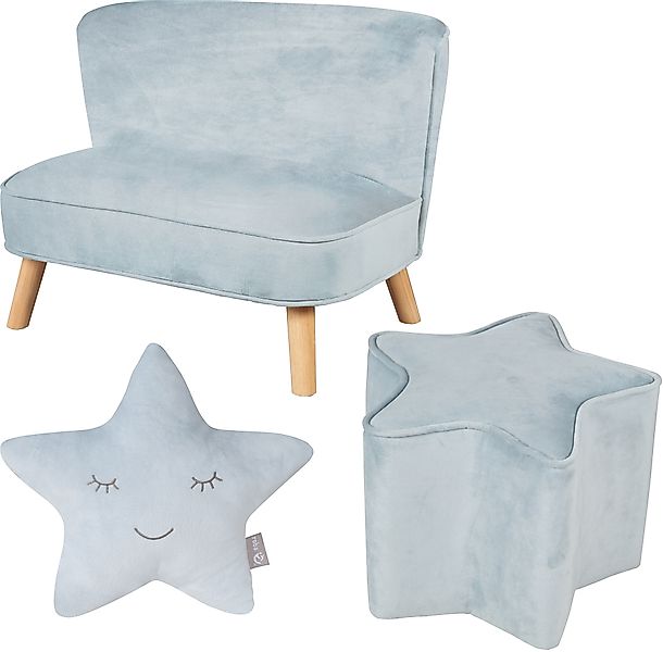 roba® Kindersitzgruppe »Lil Sofa«, (Set, 3 tlg.), bestehend aus Kindersofa, günstig online kaufen