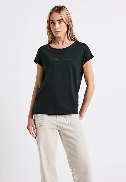 STREET ONE T-Shirt, aus Baumwolle mit Stretchante günstig online kaufen
