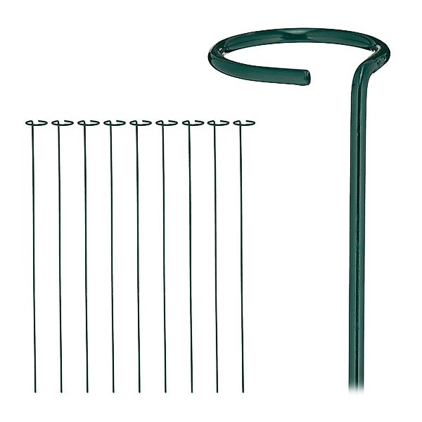 relaxdays Rankhilfe 10er Set Pflanzstäbe aus günstig online kaufen