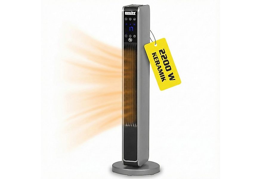 Hecht Heizlüfter Keramik Badezimmer 3611 2in1 Ventilator energiesparend, 22 günstig online kaufen