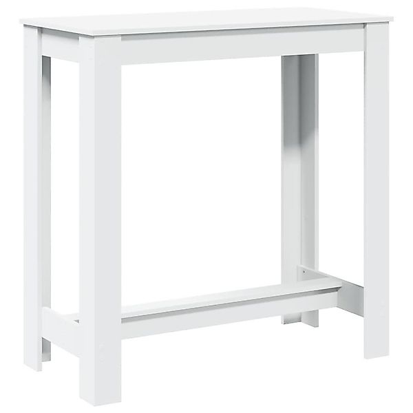 vidaXL Esstisch Bartisch Weiß 102x50x103,5 cm günstig online kaufen
