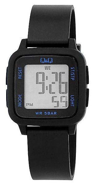 Q&Q Quarzuhr G02A Silikonarmband, 5 ATM, Digital günstig online kaufen