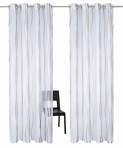 my home Gardine Dimona, Ösen (2 günstig online kaufen