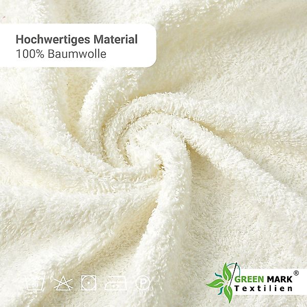 NatureMark Handtuch Set 8 tlg. Frottier Handtuch-Set, 100% Baumwolle (8-St) günstig online kaufen