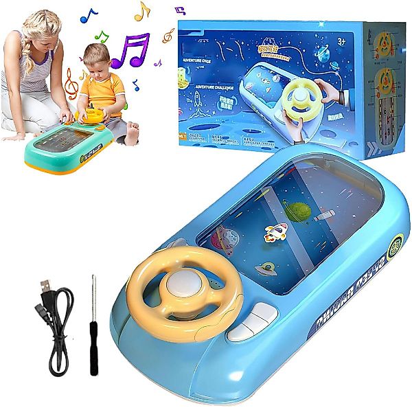 DOPWii Spielzeug-Auto Simulation Rennspielzeug, Musikalisches Lenkrad günstig online kaufen