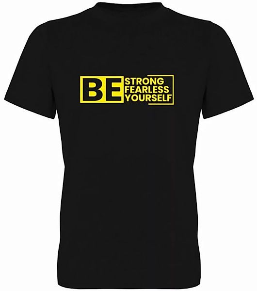 G-graphics T-Shirt BE strong, fearless, yourself Herren T-Shirt, mit Frontp günstig online kaufen