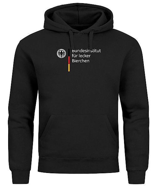 MoonWorks Hoodie Hoodie Herren Spruch Bundesinstitut für lecker Bierchen Er günstig online kaufen