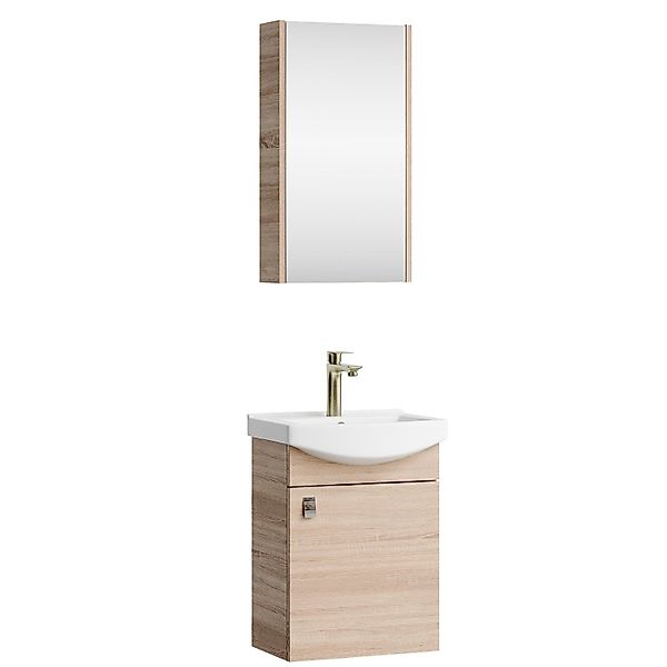 Planetmöbel Badmöbel-Set Planetmöbel Badmöbel-Set mit Spiegelschrank günstig online kaufen