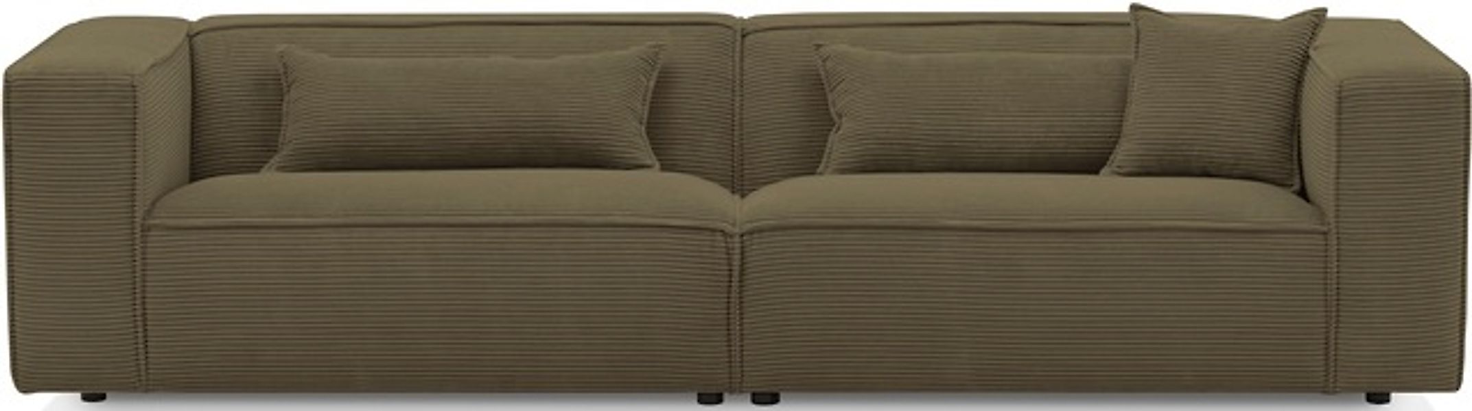 LeGer Home by Lena Gercke 3-Sitzer »PIARA, Couch mit Kedernaht, Sofa in Cor günstig online kaufen