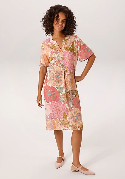 Aniston CASUAL Sommerkleid mit farbenfrohen, großflächigem Blumendruck - NE günstig online kaufen