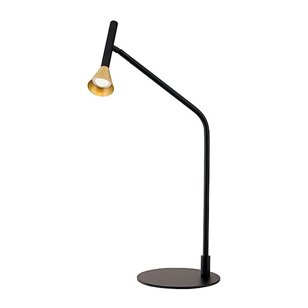 Orion Leuchten LED Tischleuchte Odeon 5W 440LM 3000K Schwarz Messing günstig online kaufen