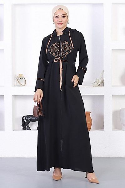 MODAMİHRAM Maxikleid Bestickte Kapuzen-Abaya günstig online kaufen