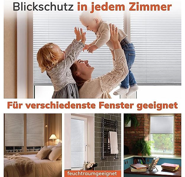 Foxx Plissee Plissee Klemmfix weiß 35x120 cm günstig online kaufen