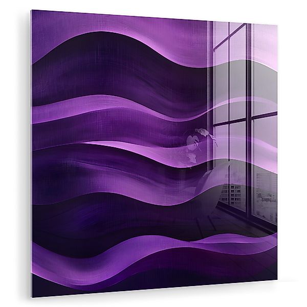MuchoWow Acrylglasbild Wellen - Abstrakt - günstig online kaufen