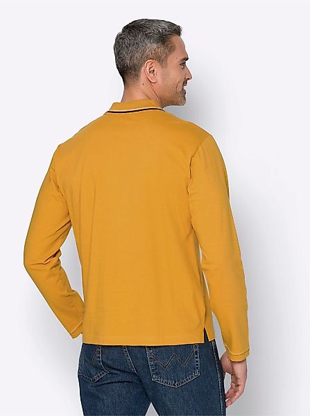 Classic Langarm-Poloshirt "Poloshirt" 1 Stk. tlg. günstig online kaufen