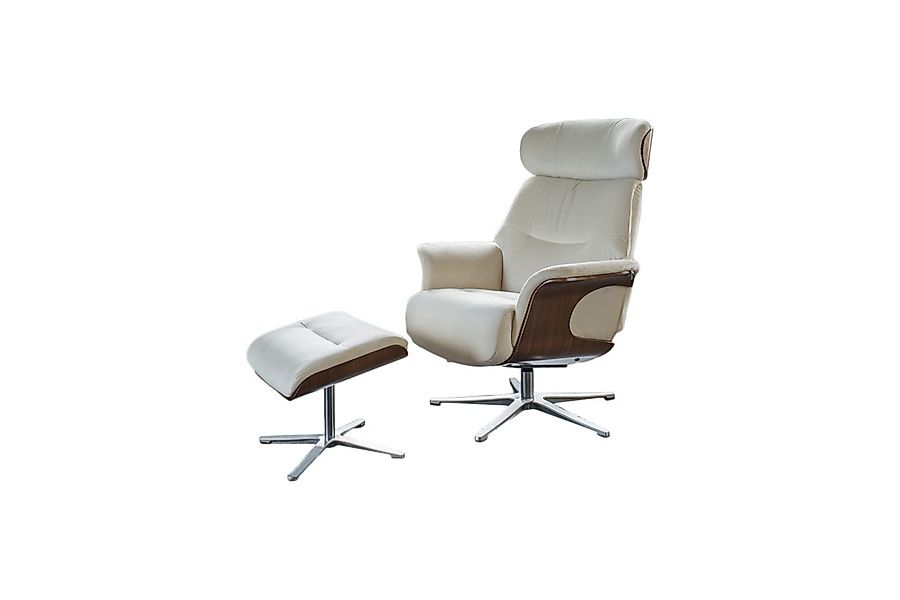 KAWOLA Relaxsessel TOSAR, Drehsessel mit Hocker günstig online kaufen
