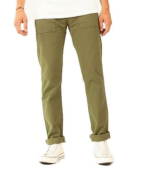 TELLASON Outdoorhose Hose Denim Jeanshose Jeans Regular Fatigue Strait oliv günstig online kaufen