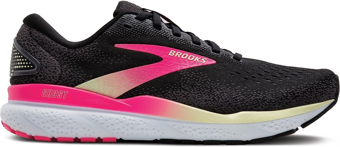 Brooks Ghost 16 BLACK/PINK/YELLOW Laufschuh günstig online kaufen