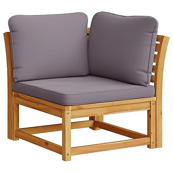 vidaXL Sofaelement Garten-Ecksofa mit Kissen 73x73x65 günstig online kaufen