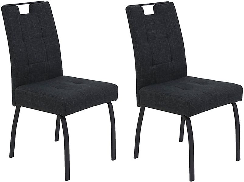 TOM TAILOR 4-Fußstuhl »LINZ, Esszimmerstuhl, Komfortstuhl«, (Set), 2 St., M günstig online kaufen