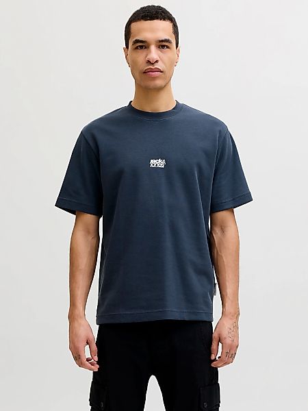 Jack & Jones T-Shirt "JCOBREEZE BACK PRINT TEE SS CREW EA26" günstig online kaufen