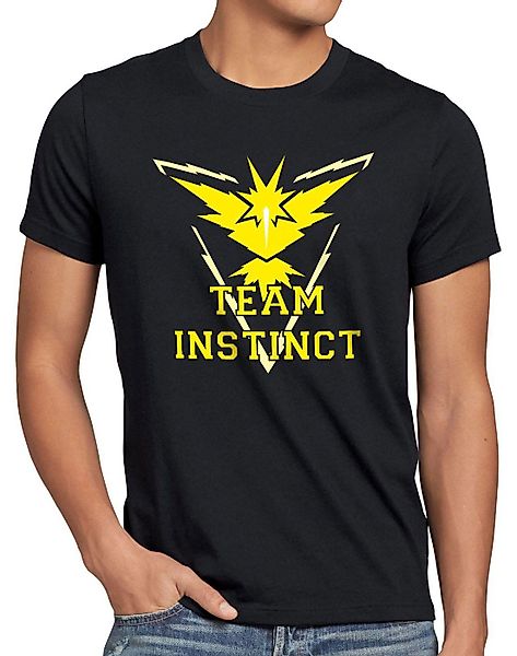 style3 T-Shirt Team Instinct gelb instinkt günstig online kaufen