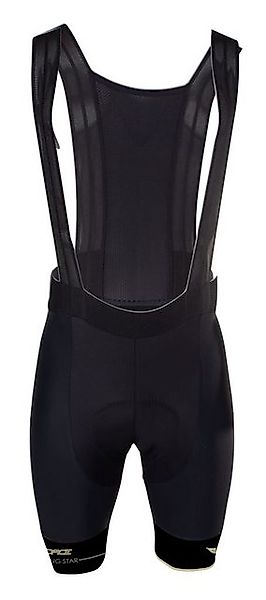 FORCE Fahrradhose Trägershorts FORCE GOLD schwarz-gold günstig online kaufen