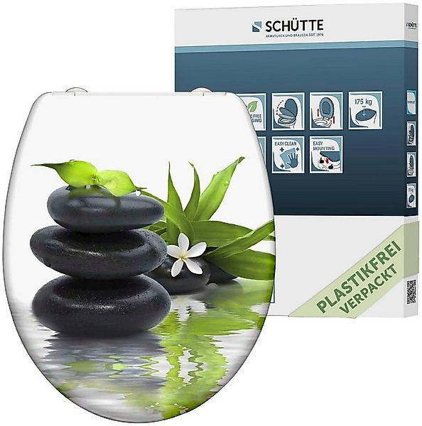 Schütte WC-Sitz Jasmin, Duroplast, Absenkautomatik, Schnellverschluss, Moti günstig online kaufen