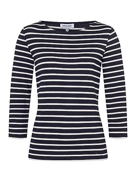 MORE&MORE 3/4-Arm-Shirt stretchiges 3/4 Arm, Streifenshirt günstig online kaufen