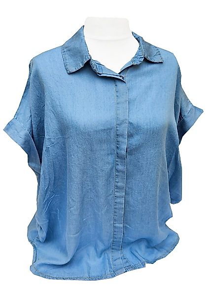 Jeansbluse SAISON leichte Jeansbluse Tunika Jeans günstig online kaufen