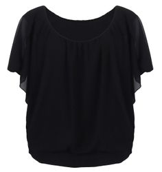 CLEO STYLE Schlupfbluse Damen Chiffon Bluse günstig online kaufen