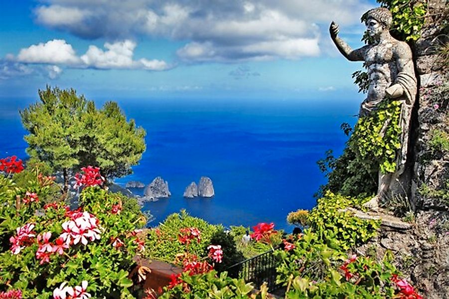 Papermoon Fototapete »Capri Island View« günstig online kaufen