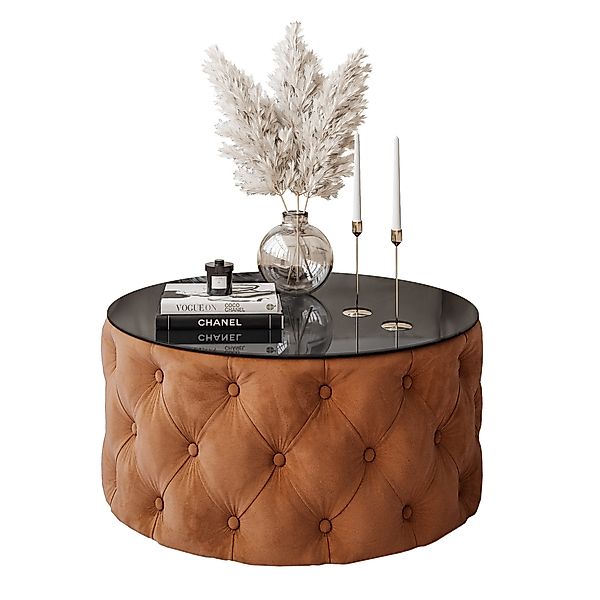 Lookway Couchtisch CHESTERFIELD 70 cm runder günstig online kaufen