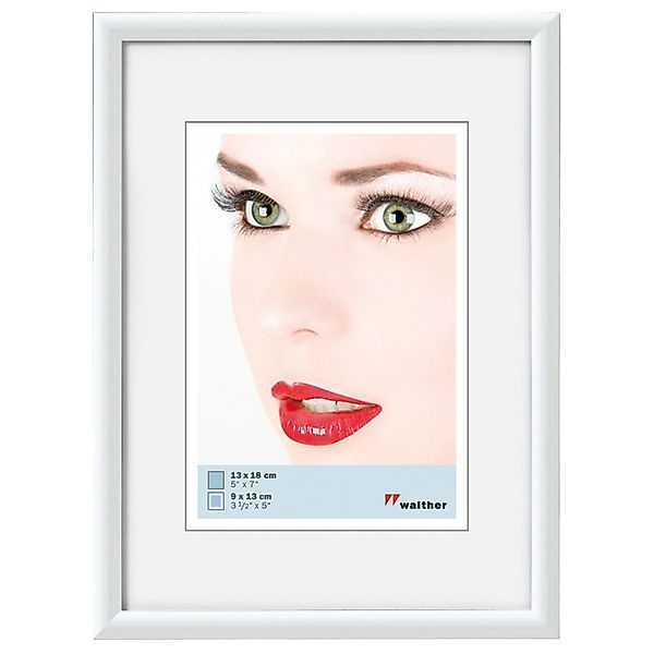 walther design Galeria Kunststoff Bilderrahmen  18x24 cm Weiss günstig online kaufen