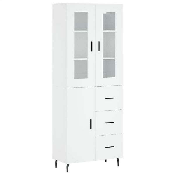 vidaXL Highboard Weiß 69,5x34x180 cm Holzwerkstoff 3198481 günstig online kaufen