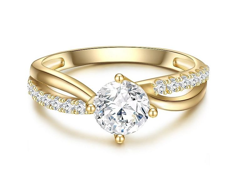 Trilani Silberring gelbgold, aus Sterling Silber günstig online kaufen
