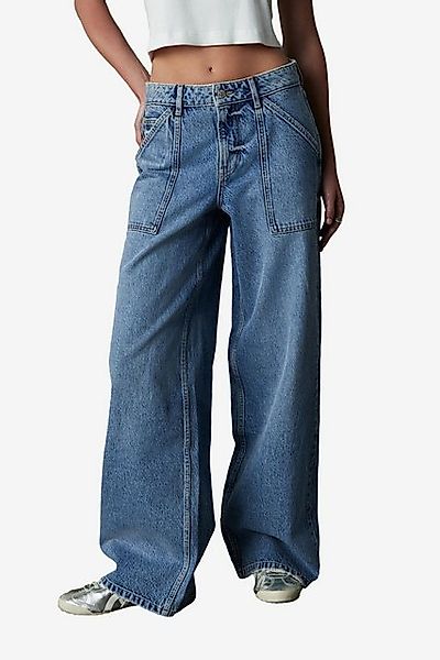 Next Weite Jeans Weite Jeans mit verstellbarer Rückenschnalle (1-tlg) günstig online kaufen