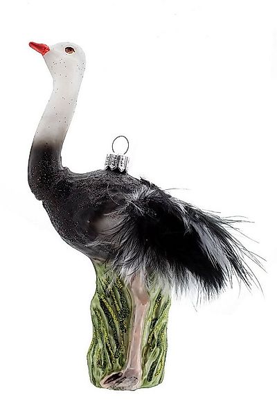 Hamburger Weihnachtskontor Christbaumschmuck Vogel Strauß, Dekohänger - mun günstig online kaufen