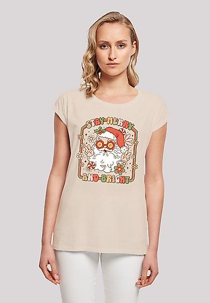 F4NT4STIC T-Shirt "Stay Merry And Bright Hippie Santa", Premium Qualität, W günstig online kaufen