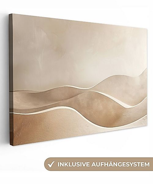 OneMillionCanvasses® Leinwandbild Beige - Natur - Abstrakt - Modern, Fotodr günstig online kaufen